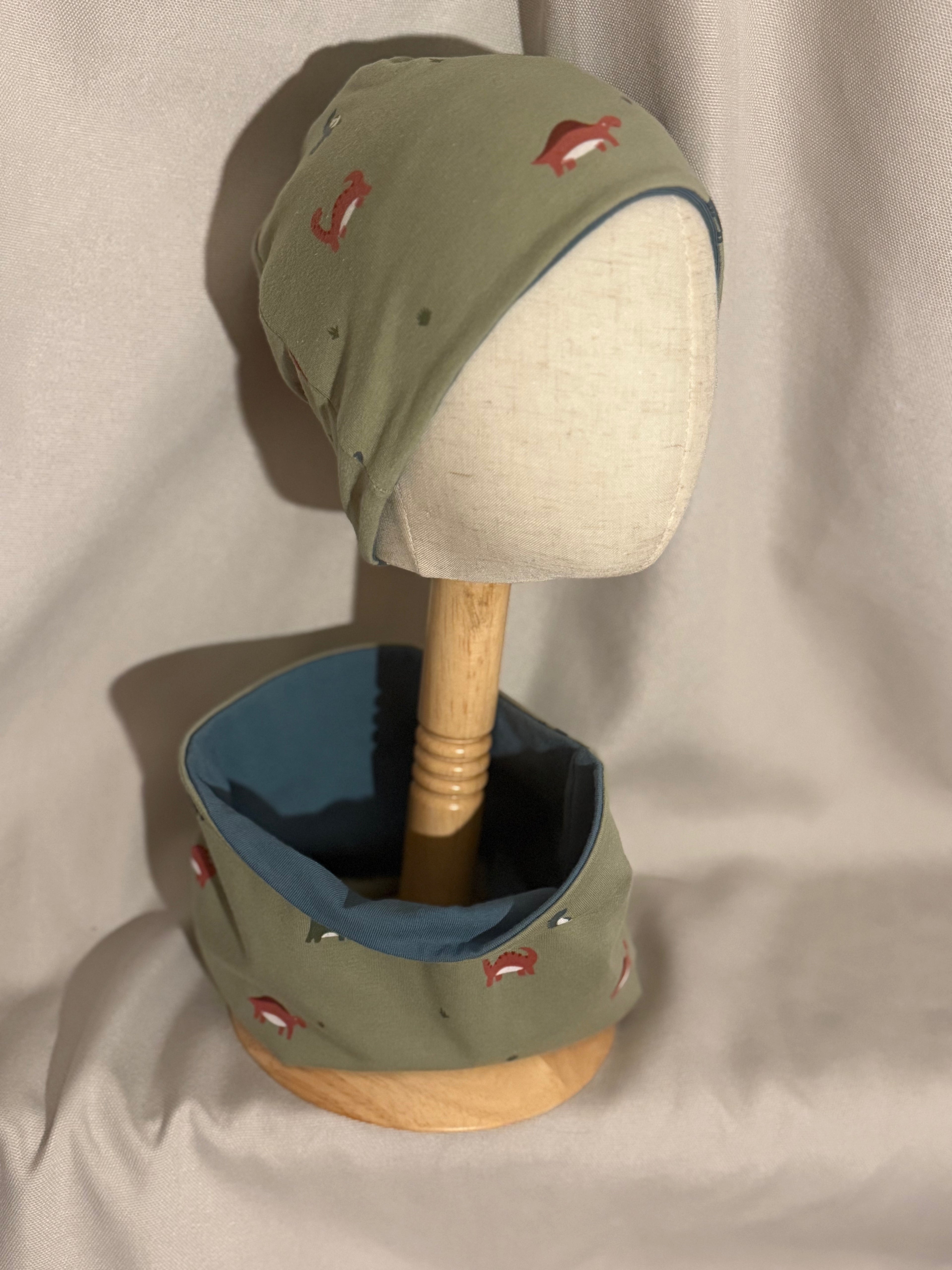 Beanie & Loop Dino Grün