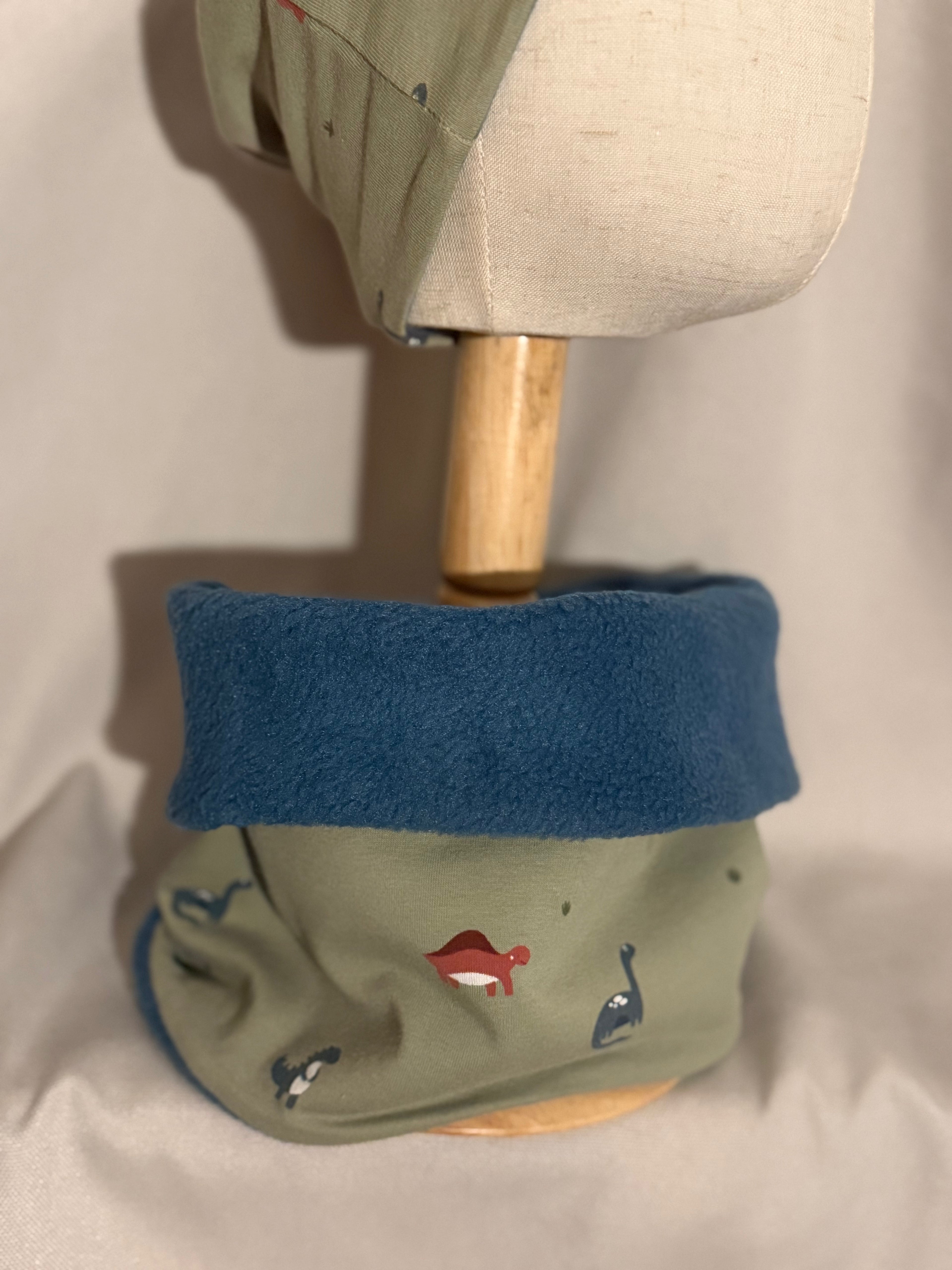 Beanie & Loop Dino Grün